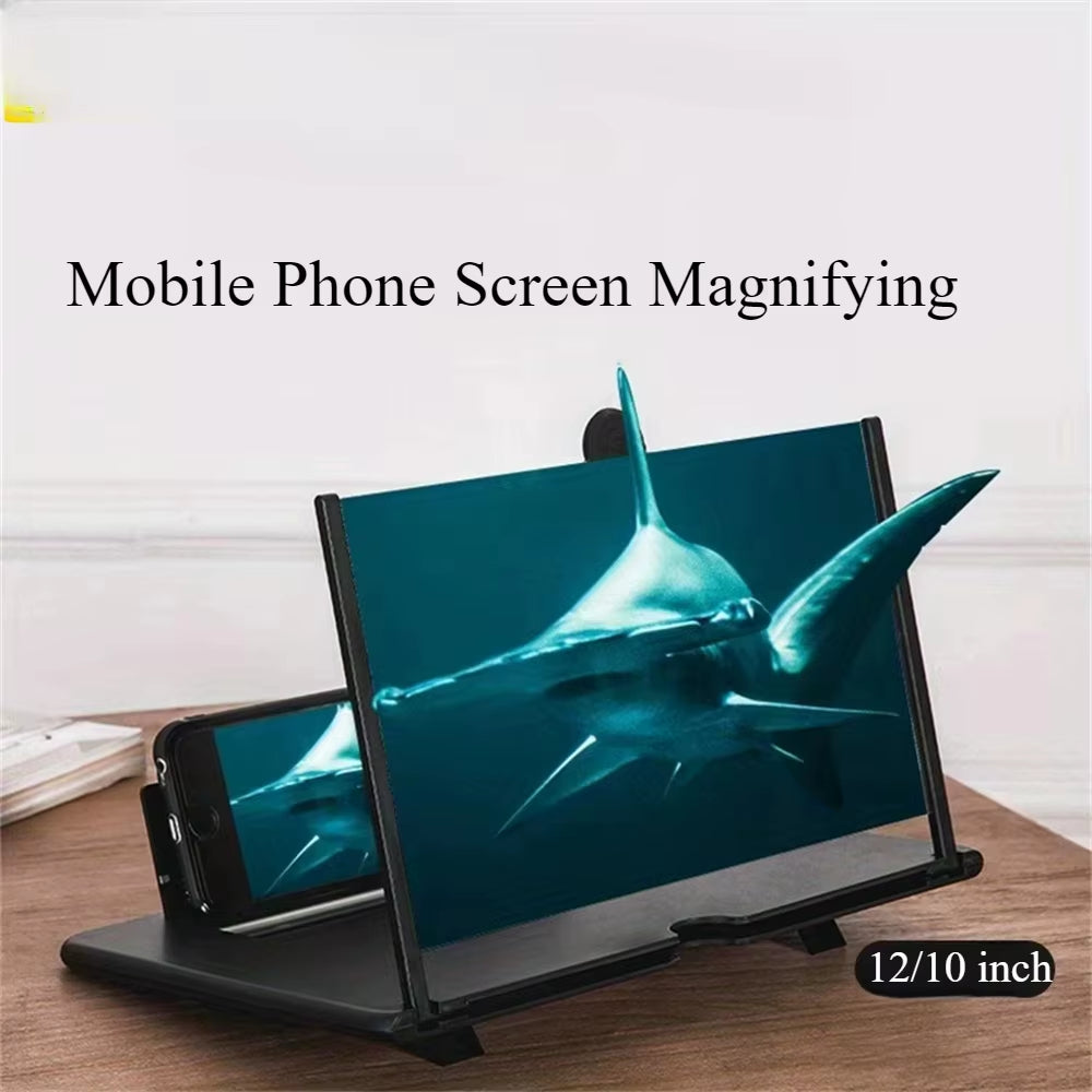 Cell Phone Screen Magnifier HD Video Amplifier Stand Bracket Phones Screen Magnifier for Smartphones Mobile Phone Accessories